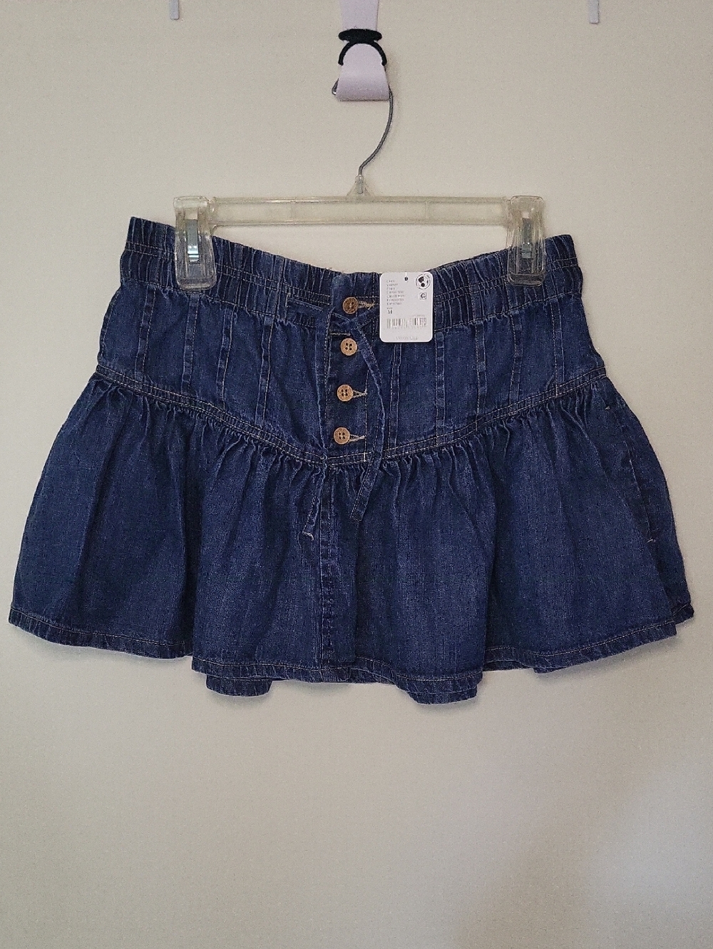 We The Free Roselle Denim Mini Skirt